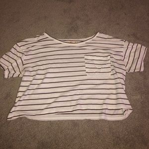 Stripped Crop Top